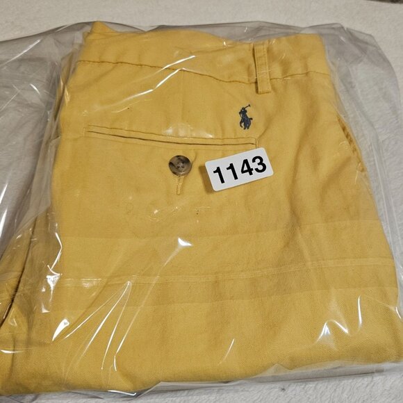 Polo Ralph Lauren Boys Chino Pants Sz 16  Lot of 2 PR Beige Yellow Cotton Blend - Picture 12 of 13